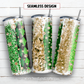 St. Patrick's Day 20 oz skinny tumbler sublimation design