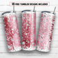 Add text Valentine's Day 20 oz skinny tumbler sublimation design