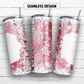 Add text Valentine's Day 20 oz skinny tumbler sublimation design