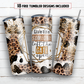 Live like someone left the gate open 20 oz skinny tumbler sublimation design