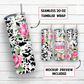 Should've came with warning 20 oz skinny tumbler sublimation design