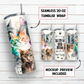 Cat lady 20 oz skinny tumbler sublimation design