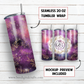 20 oz skinny tumbler sublimation design