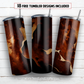 20 oz skinny tumbler sublimation design