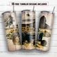 20 oz skinny tumbler sublimation design