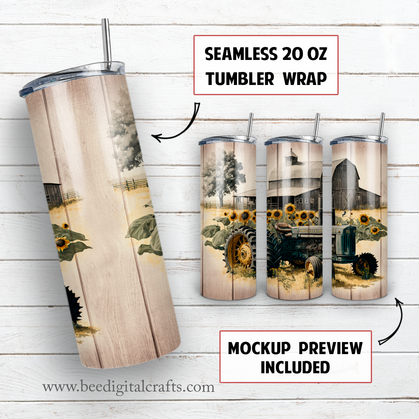 20 oz skinny tumbler sublimation design