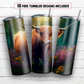 20 oz skinny tumbler sublimation design