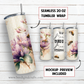 20 oz skinny tumbler sublimation design