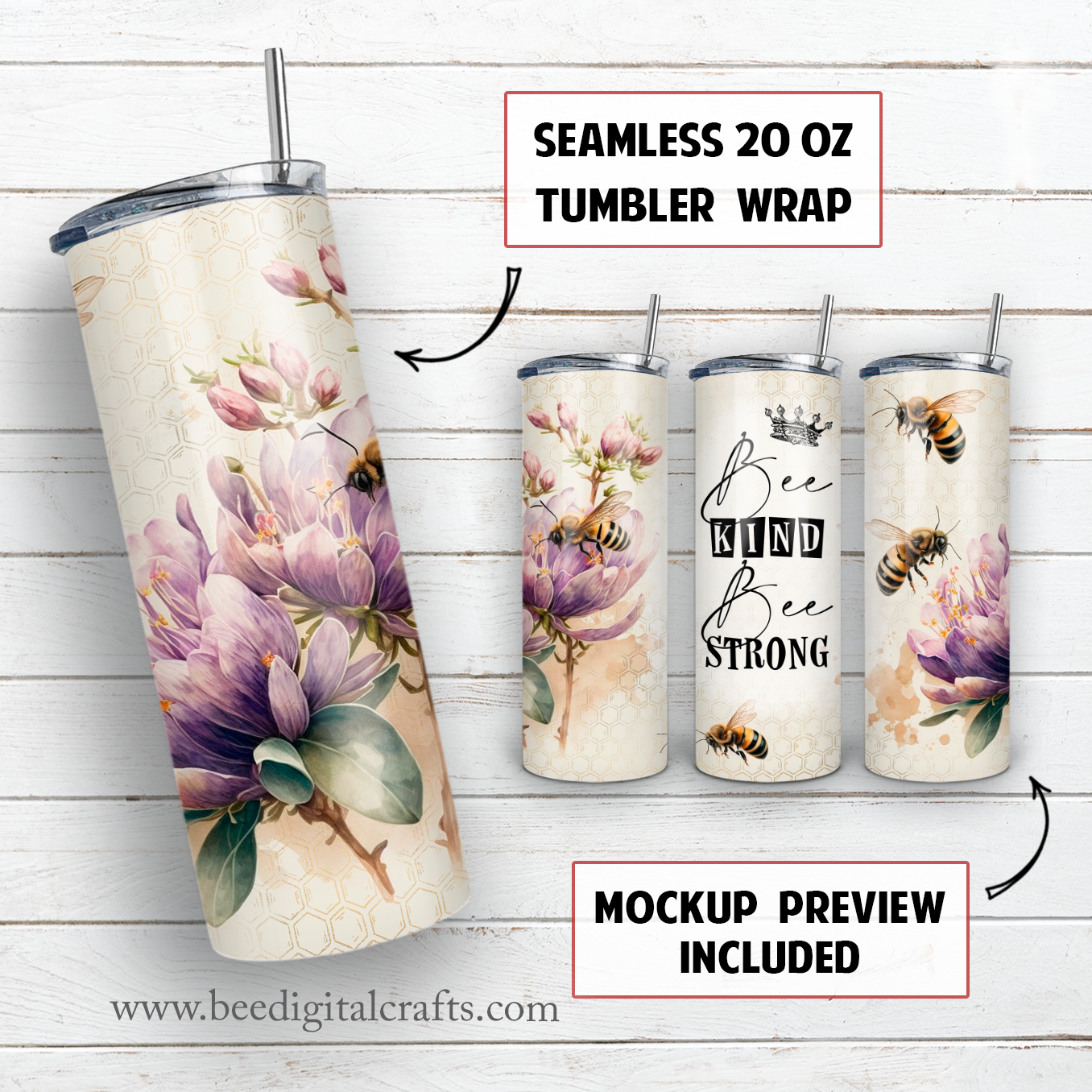 20 oz skinny tumbler sublimation design