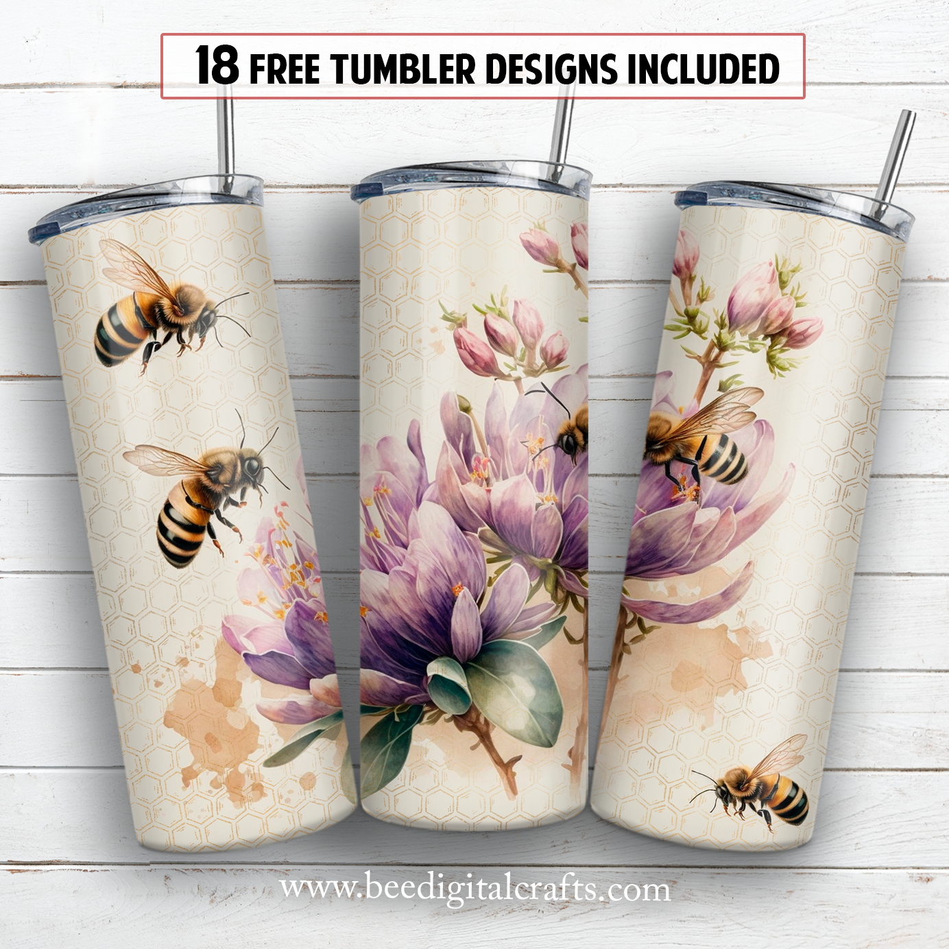 20 oz skinny tumbler sublimation design