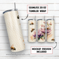 20 oz skinny tumbler sublimation design