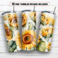 20 oz skinny tumbler sublimation design