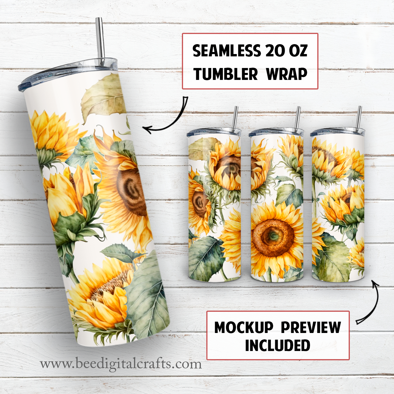 20 oz skinny tumbler sublimation design