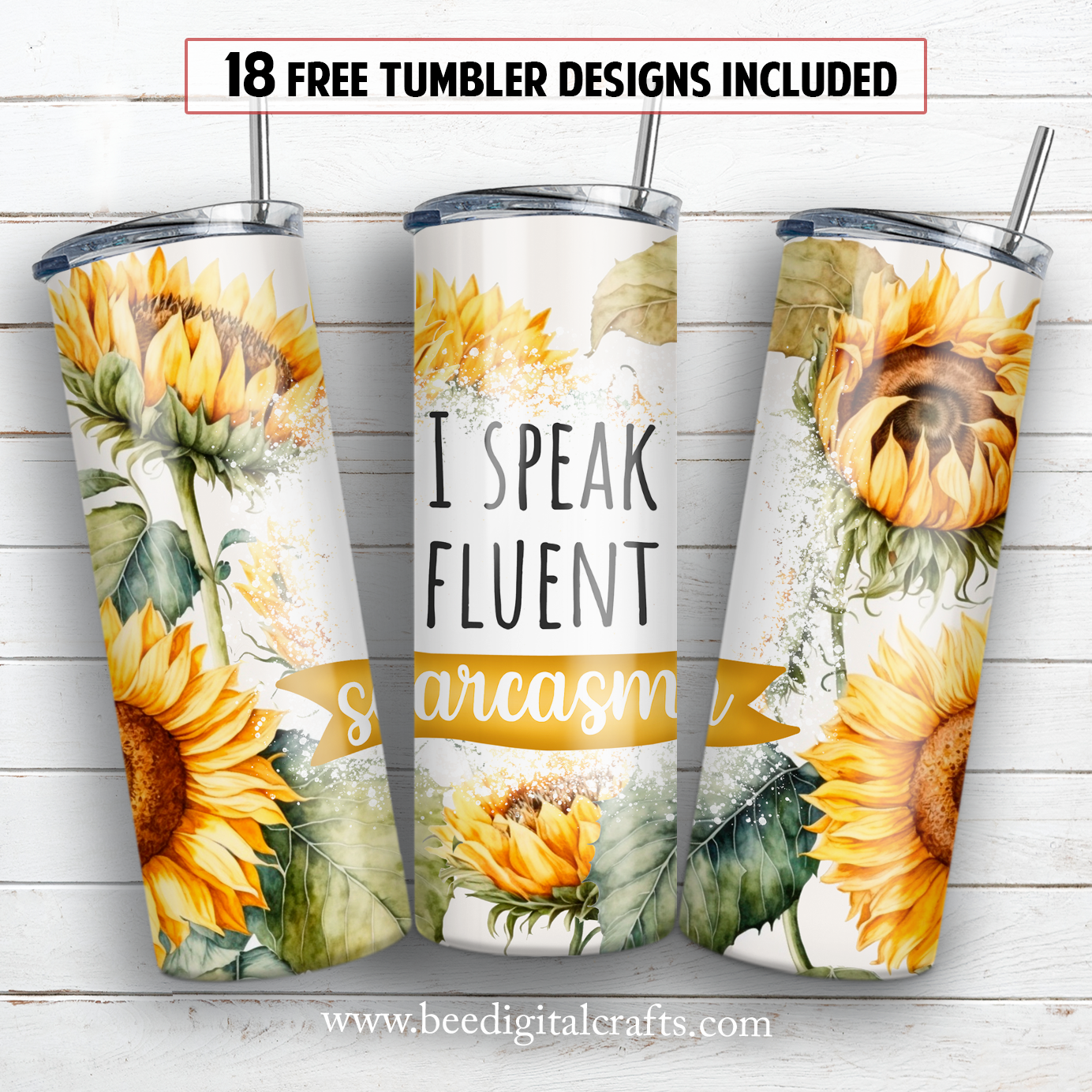 20 oz skinny tumbler sublimation design