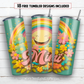 20 oz skinny tumbler sublimation design