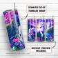 20 oz skinny tumbler sublimation design