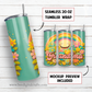 20 oz skinny tumbler sublimation design