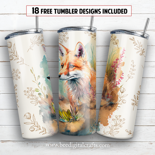 20 oz skinny tumbler sublimation design