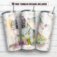 20 oz skinny tumbler sublimation design