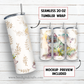 20 oz skinny tumbler sublimation design