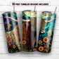 20 oz skinny tumbler sublimation design