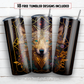 20 oz skinny tumbler sublimation design