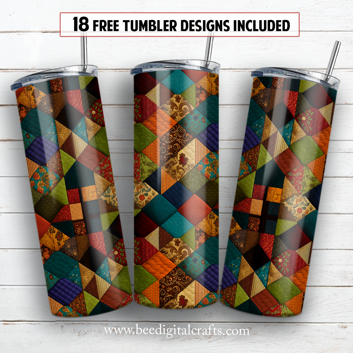 20 oz skinny tumbler sublimation design