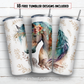 20 oz skinny tumbler sublimation design