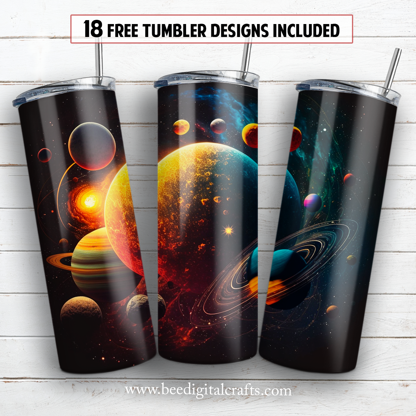 20 oz skinny tumbler sublimation design