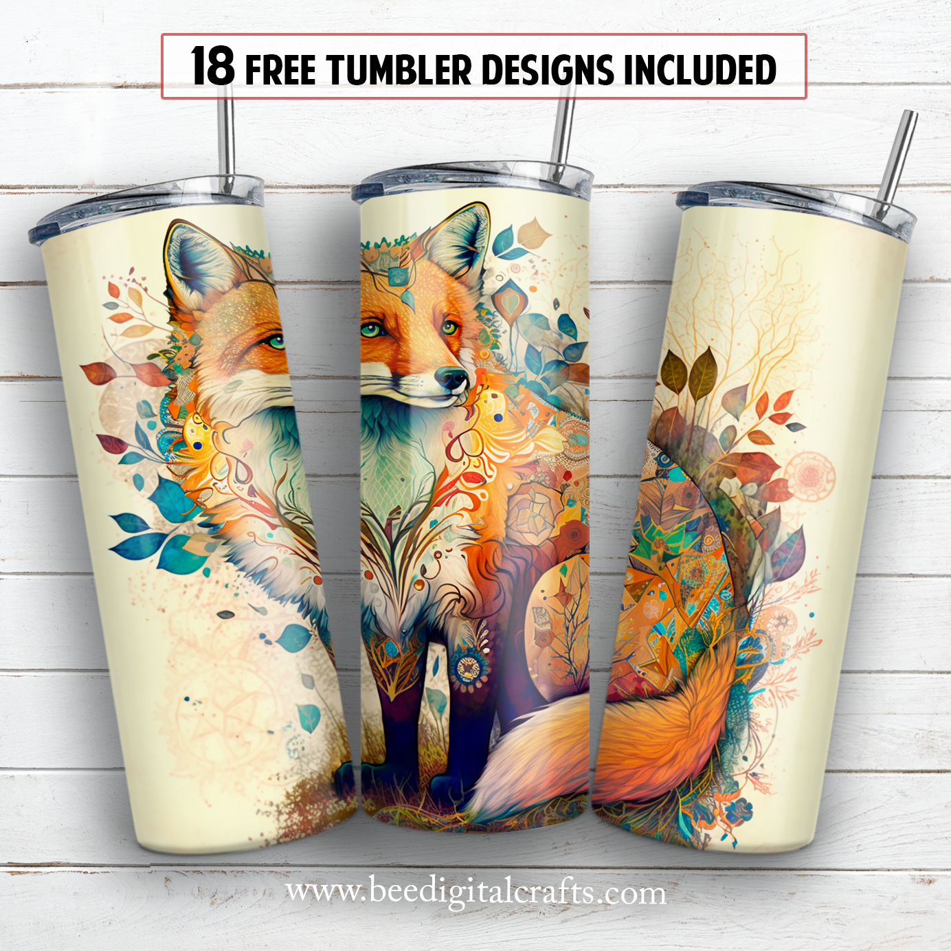 20 oz skinny tumbler sublimation design