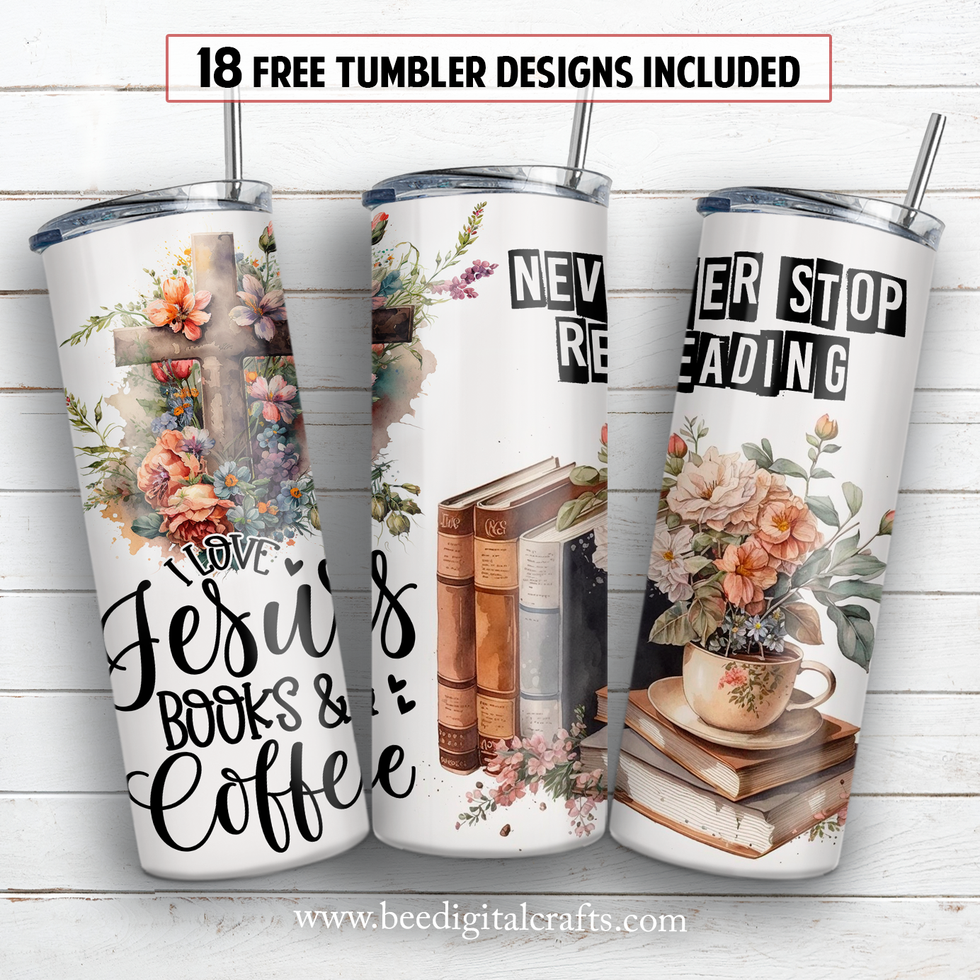 20 oz skinny tumbler sublimation design