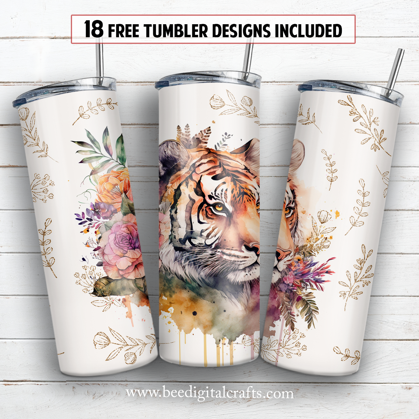 20 oz skinny tumbler sublimation design