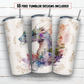 20 oz skinny tumbler sublimation design