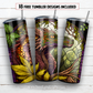 20 oz skinny tumbler sublimation design