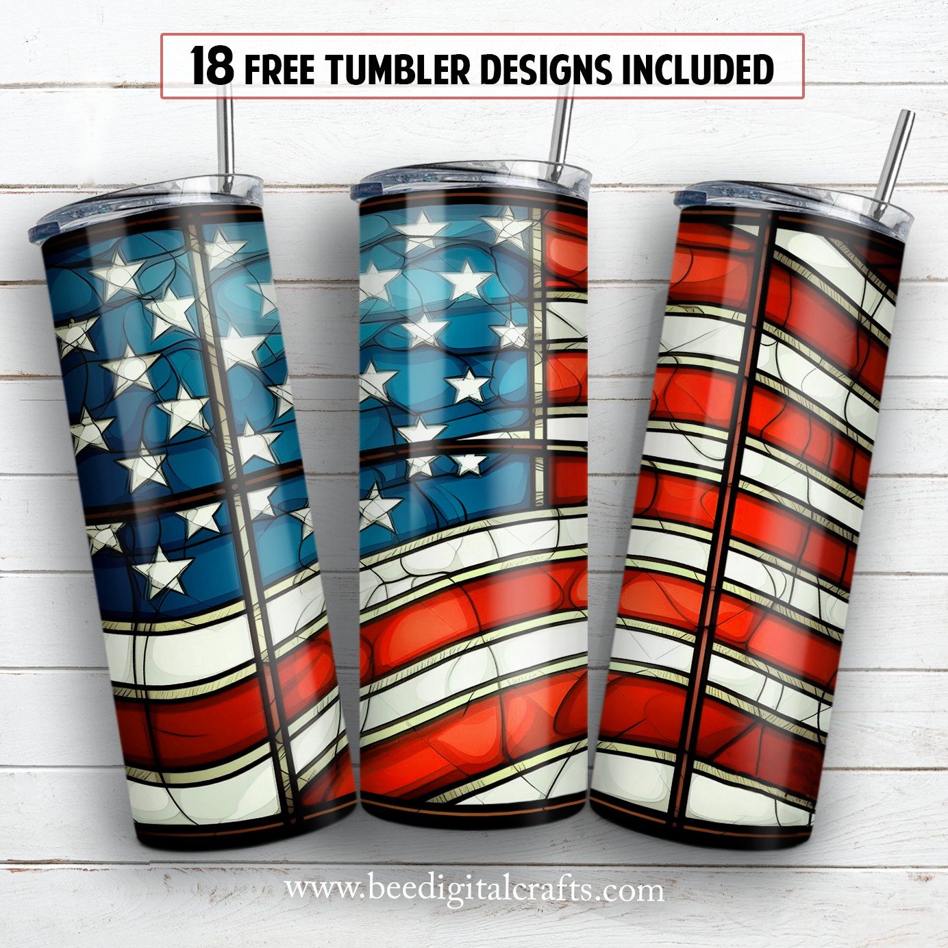 20 oz skinny tumbler sublimation design