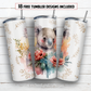 20 oz skinny tumbler sublimation design