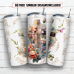 20 oz skinny tumbler sublimation design