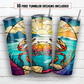 20 oz skinny tumbler sublimation design