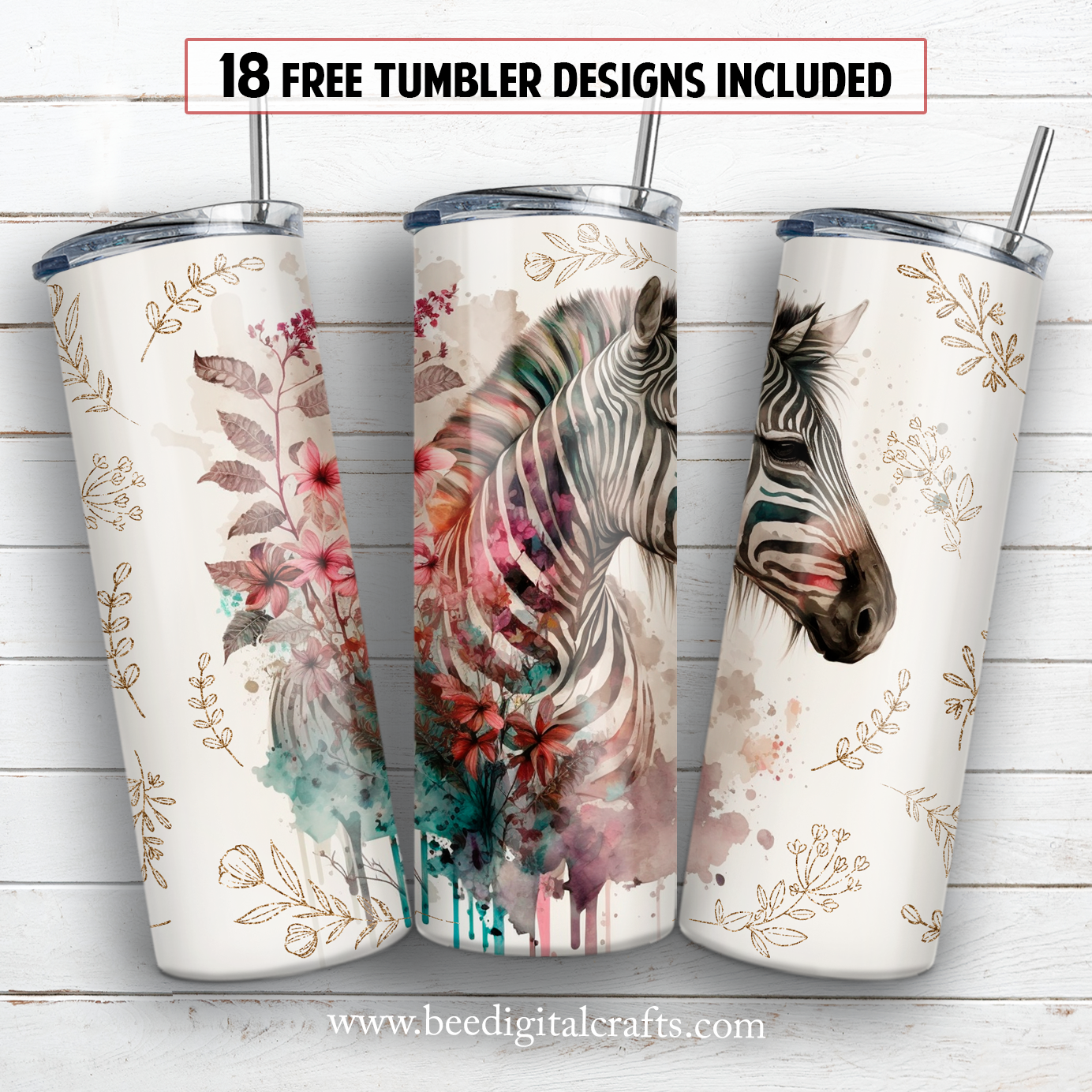 20 oz skinny tumbler sublimation design