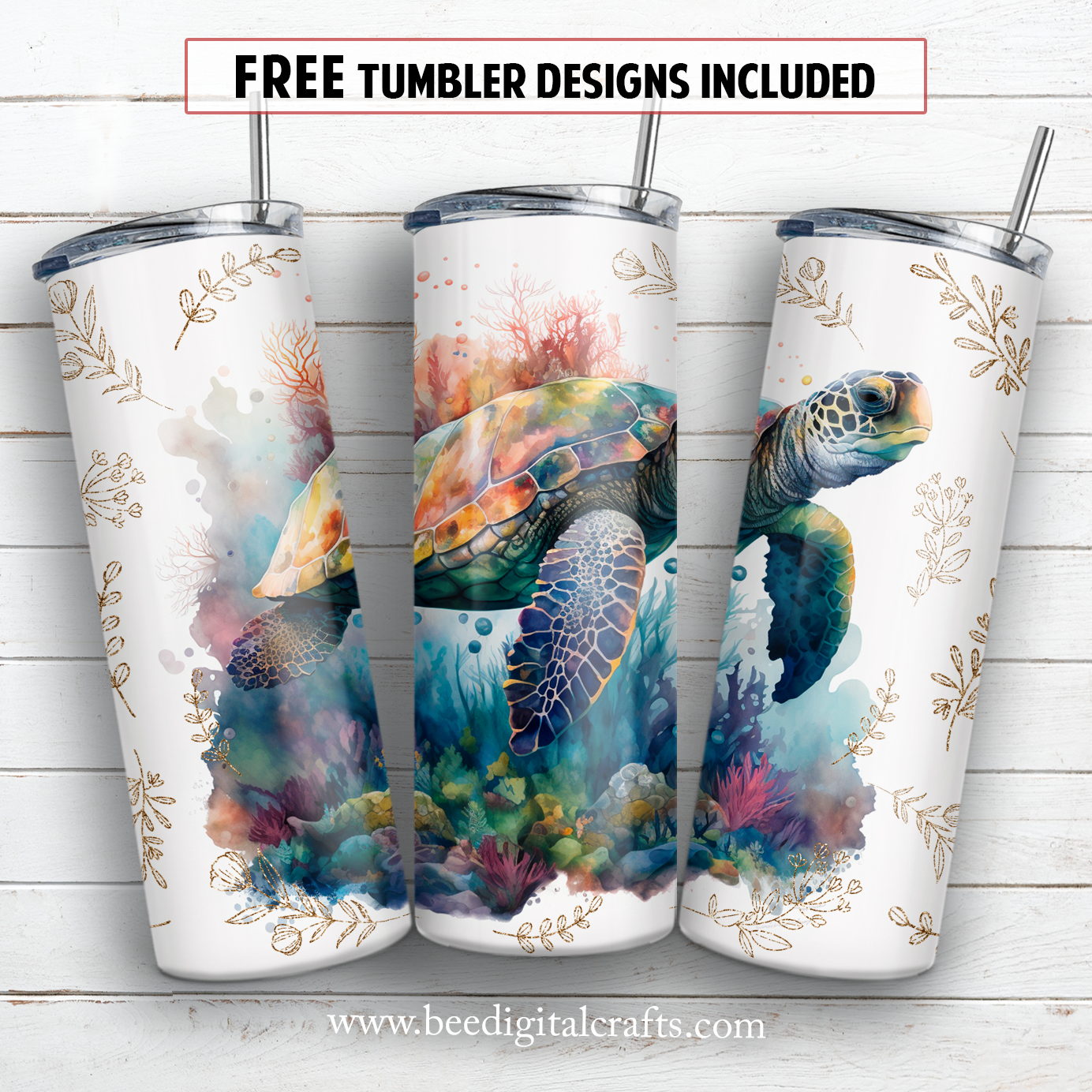 20 oz skinny tumbler sublimation design