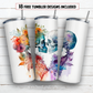 20 oz skinny tumbler sublimation design