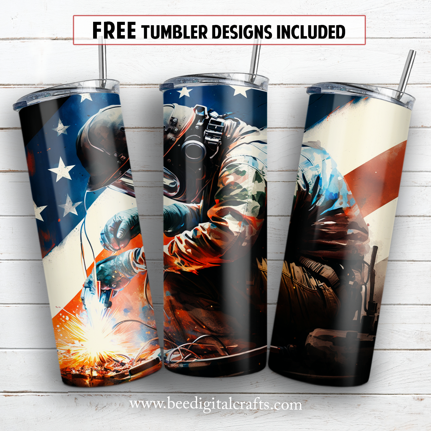 20 oz skinny tumbler sublimation design