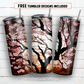 20 oz skinny tumbler sublimation design