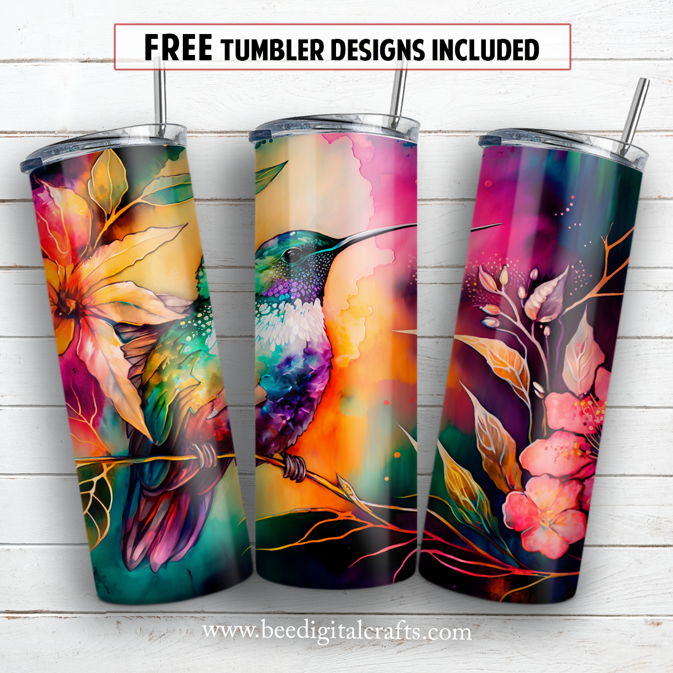 20 oz skinny tumbler sublimation design