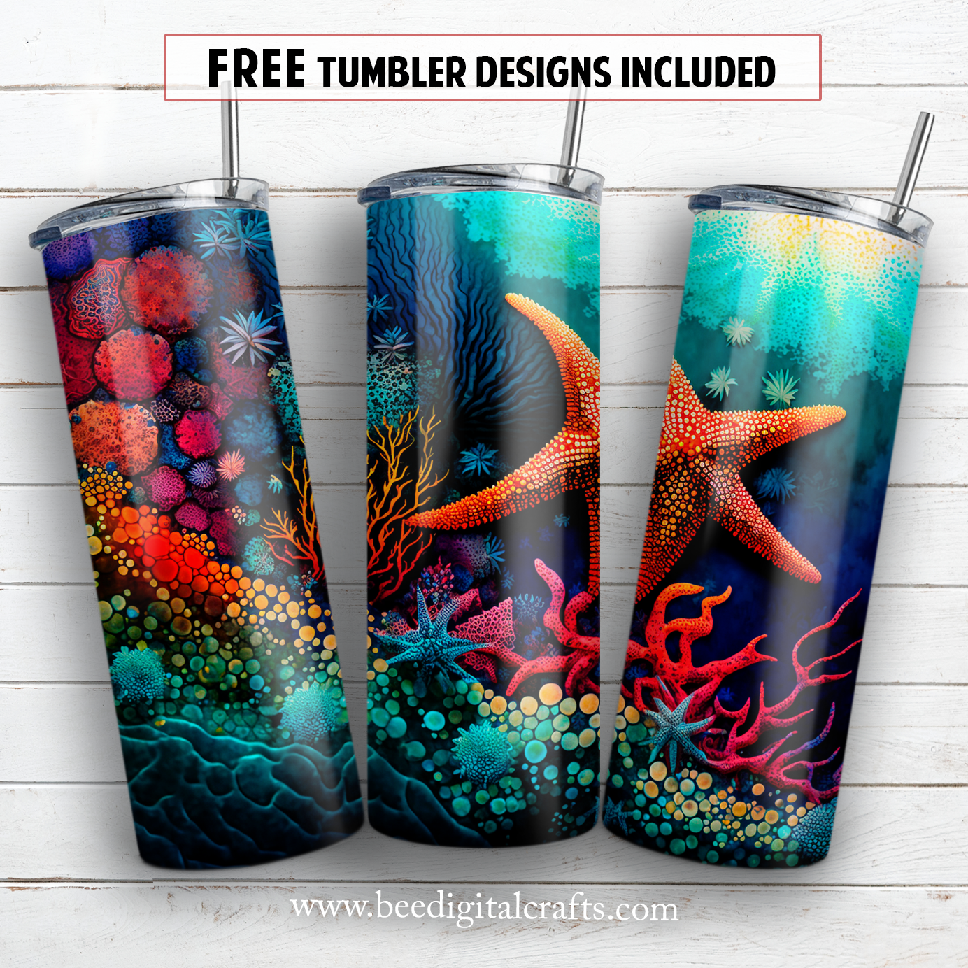 20 oz skinny tumbler sublimation design