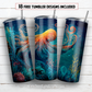 20 oz skinny tumbler sublimation design