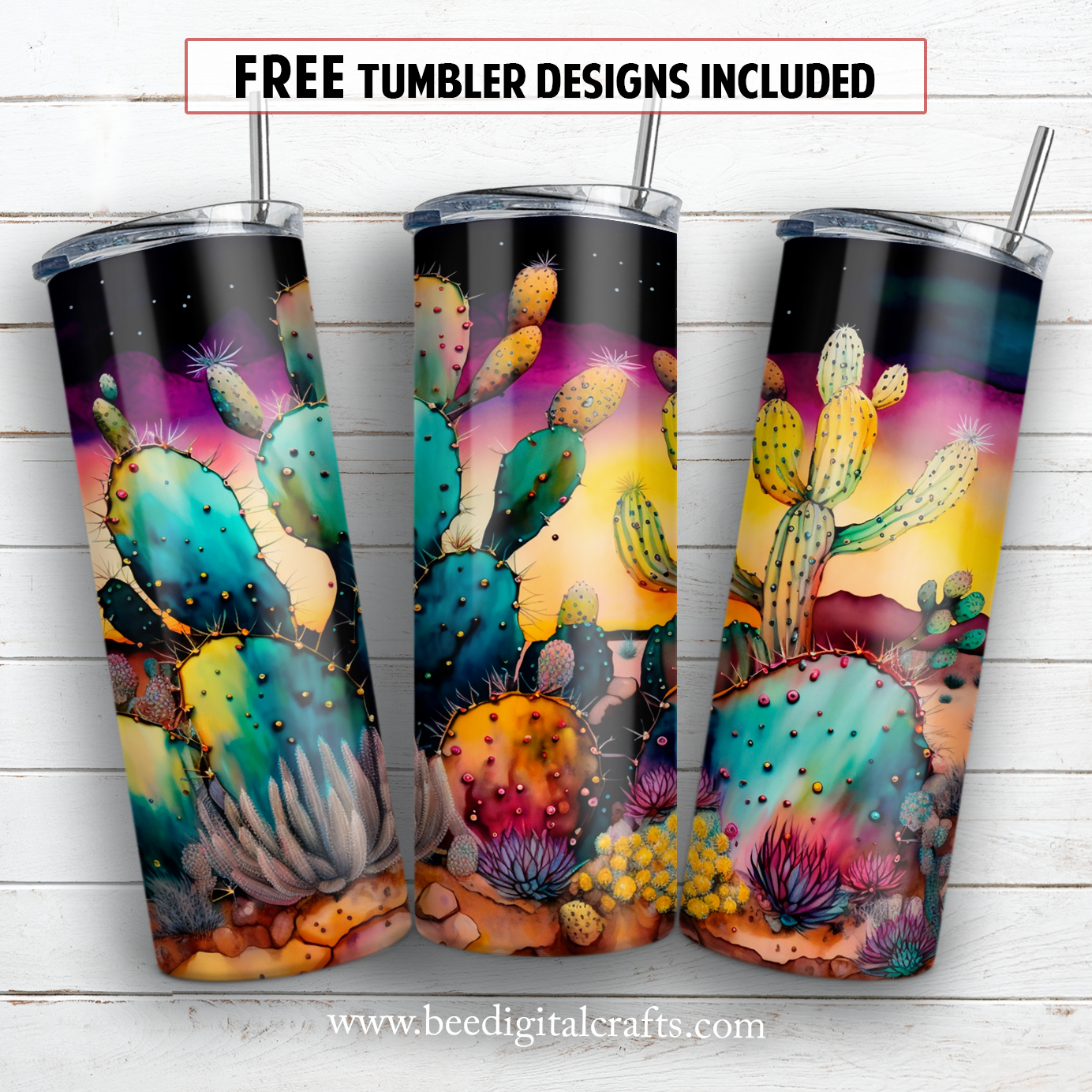 20 oz skinny tumbler sublimation design