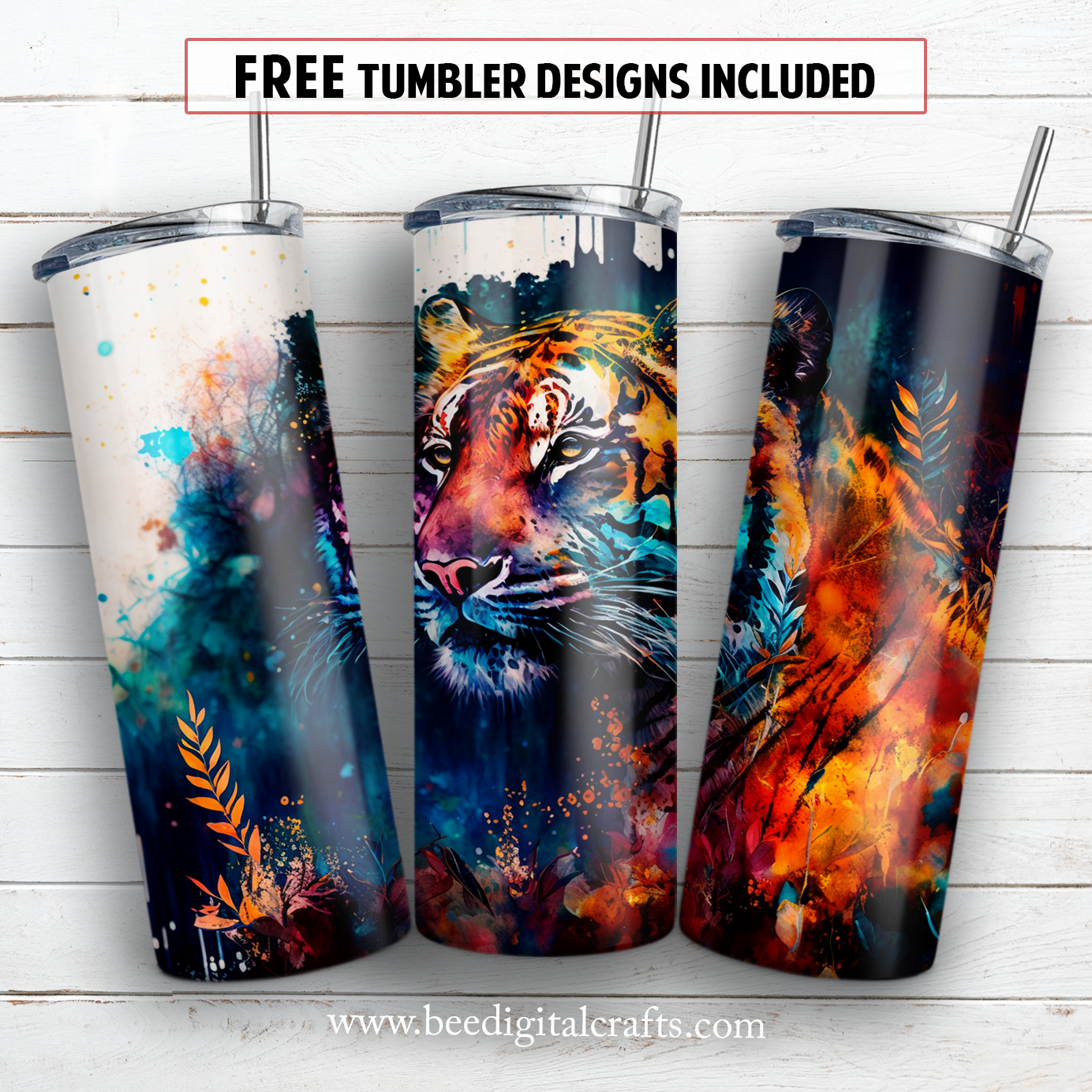 20 oz skinny tumbler sublimation design