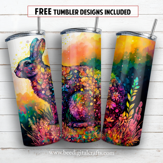 20 oz skinny tumbler sublimation design