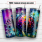 20 oz skinny tumbler sublimation design